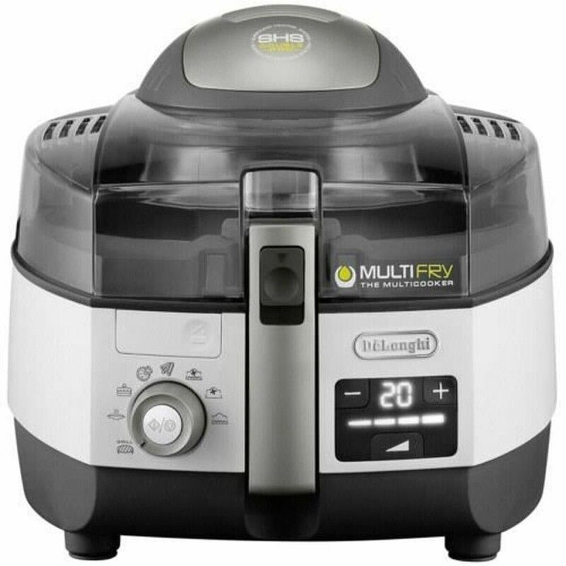 Freidora de Aire DeLonghi FH1396/1 Blanco Negro 1400 W 4 L Freidora de Aire DeLonghi FH1396/1 Blanco Negro 1400 W 4 L