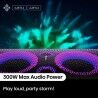Haut-parleurs bluetooth portables Hisense PARTY STORM Noir 300 W