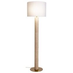 Floor Lamp Home ESPRIT Beige Golden 220 V 42 X 42 X 152 CM