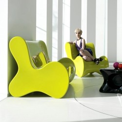 Tavolino da salotto morbido Mesa Vondom nero