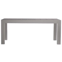 Jut grigio di Mesa 180 tavolo rettangolare Vondom