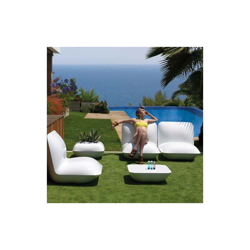 Cuscino Mesa caffè Vondom bianco Matt Table
