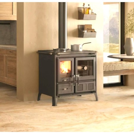 Estufa de leña La Nordica Gardenia Steel 9,5kW