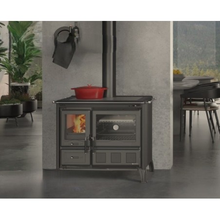 Stufa a legna La Nordica Gardenia XXL10.5kW Acciaio