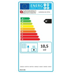 Stufa a legna La Nordica Gardenia XXL10.5kW Acciaio