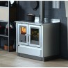Estufa de leña La Nordica Venezia blanco 8kW