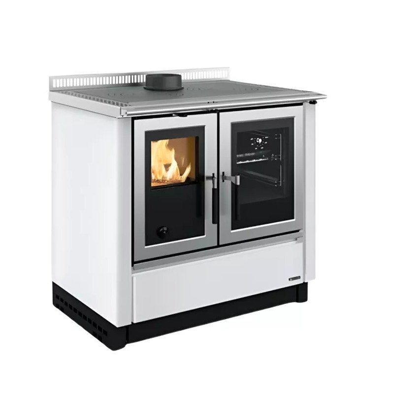 Estufa de leña La Nordica Venezia blanco 8kW