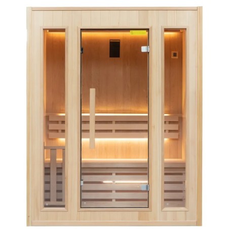 Zen Steam Sauna 3 Seater LED Complete Pack 3.5kW France Sauna