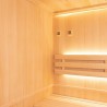 Zen Angular Dampfsauna 3-4 Sitzer LED Komplettpaket France Sauna