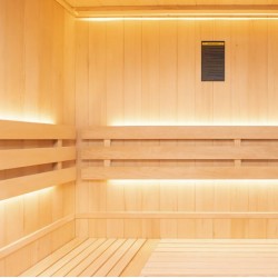 Sense Sauna LED Tradicional de 3 plazas Pack completo 3,5 kW France Sauna