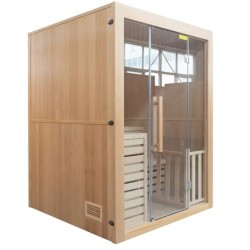 Sense Sauna LED Tradicional de 3 plazas Pack completo 3,5 kW France Sauna