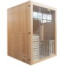 Sense 3 lugares LED Sauna Tradicional Pacote Completo 3,5 kW France Sauna