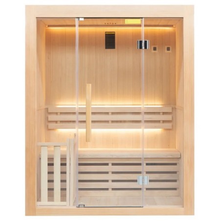 Sense Sauna LED Tradicional de 3 plazas Pack completo 3,5 kW France Sauna