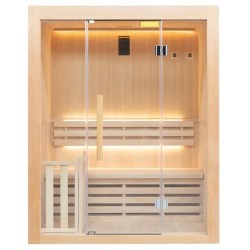 Sauna vapeur Sense 4 places LED Pack complet avec Poêle Harvia 4,5 kW