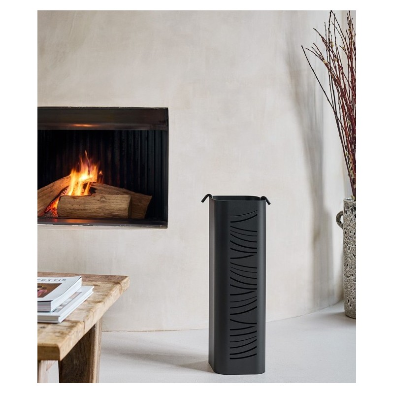 Taikal Diener aus mattschwarzem Stahl mit Dixneuf Design Zubehör