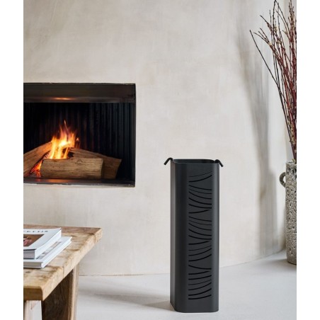 Taikal Diener aus mattschwarzem Stahl mit Dixneuf Design Zubehör