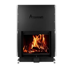 Interior de chimenea de leña plano 120x50 A.Caminetti