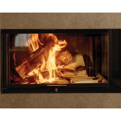 Flat 80 A.Caminetti Open Side Wood Fireplace