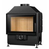 Flat 80 A.Caminetti Open Side Wood Fireplace