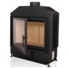 Flat 60 A.Caminetti Open Side Wood Fireplace