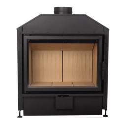 Flat 60 A.Caminetti Open Side Wood Fireplace