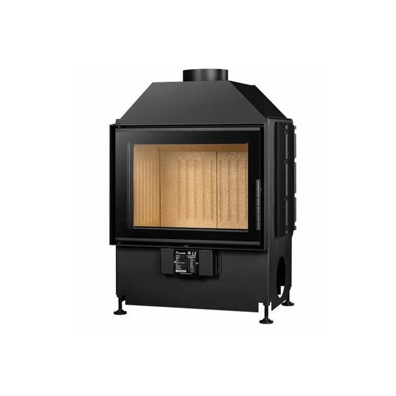 Flat 50 A.Caminetti Open Side Wood Fireplace