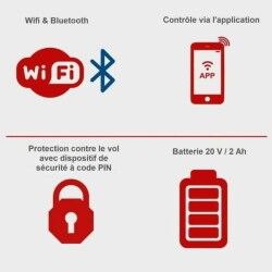 Corta-relva a Bateria Scheppach RoboCut L500