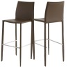 Lot de 4 Chaises de Bar Simili-Cuir Sable KosyForm