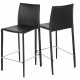 Lot de 2 Chaises Plan de Travail Noire Boréale KosyForm