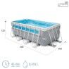 Removable pool Intex 400 x 122 x 200 cm