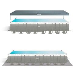 Removable pool Intex 26374 975 x 132 x 488 cm