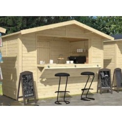 Merchant Cottage realizzato in legno di abete 3x2m KosyGarden 5.8m2