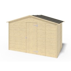 Casa do Mercador feita de madeira de abeto 3x2m Kosy Garden 5.8m2