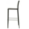 Lot de 2 Chaises de Bar Simili-Cuir Gris KosyForm