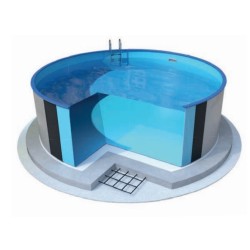 Round Pool Azuro Ibiza 500 H150 Sand Filter