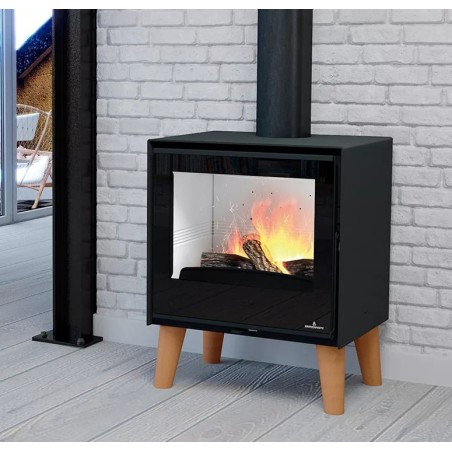 Arus 12,5 kW Bronpi Holzofen mit Holzbeinen
