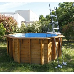 Sunwater 360 All-in-One Holzpool Ubbink Liner Blue