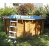 Sunwater 360 All in One Piscina de Madeira Ubbink Liner Blue