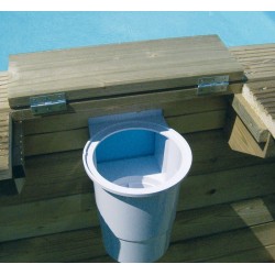 Sunwater 360 All in One Piscina de Madeira Ubbink Liner Blue