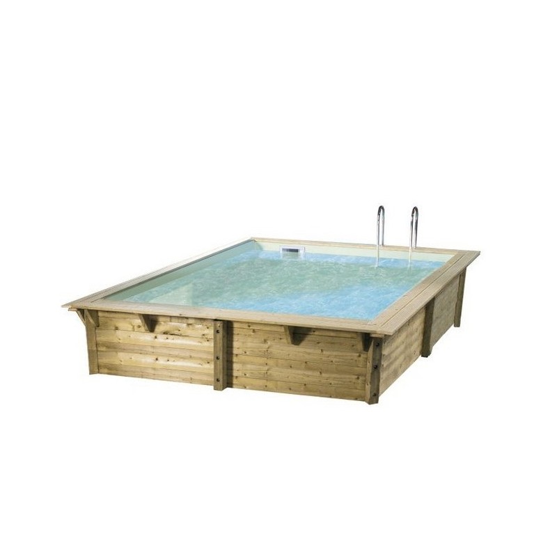 Wooden Pool Ubbink Azura 300x300 H126cm Liner beige