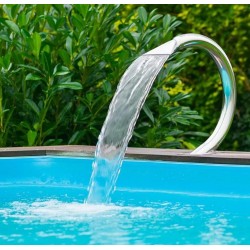 Doccia Mamba Cascata della piscina in acciaio inox