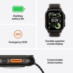 Smartwatch Apple Watch Ultra 3 GPS + Cellular Blau 49 mm