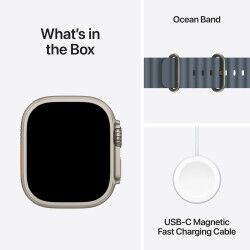 Montre intelligente Apple Watch Ultra 3 GPS + Cellular Bleu 49 mm