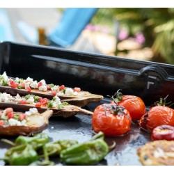 Plancha Gaz Forge Adour Modern 75 Acier Noir