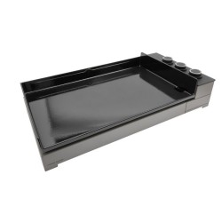 Plancha Gaz Forge Adour Premium Steel 75 Schwarz und Grau