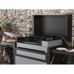 Plancha Gaz Forge Adour Premium Steel 60 Schwarz und Grau