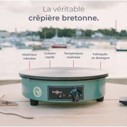 Máquina de crepes eléctrica de billig Ø 40 cm Krampouz