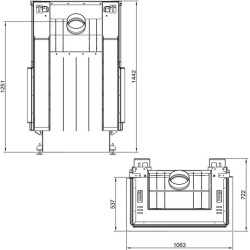 Crystal 90 Premium Holzkamin A.Caminetti 3 Glasseiten