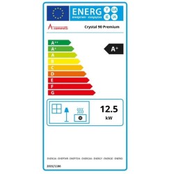 Crystal 90 Premium Holzkamin A.Caminetti 3 Glasseiten