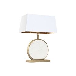 Lampe de bureau Home ESPRIT Blanc Doré 50 W 220 V